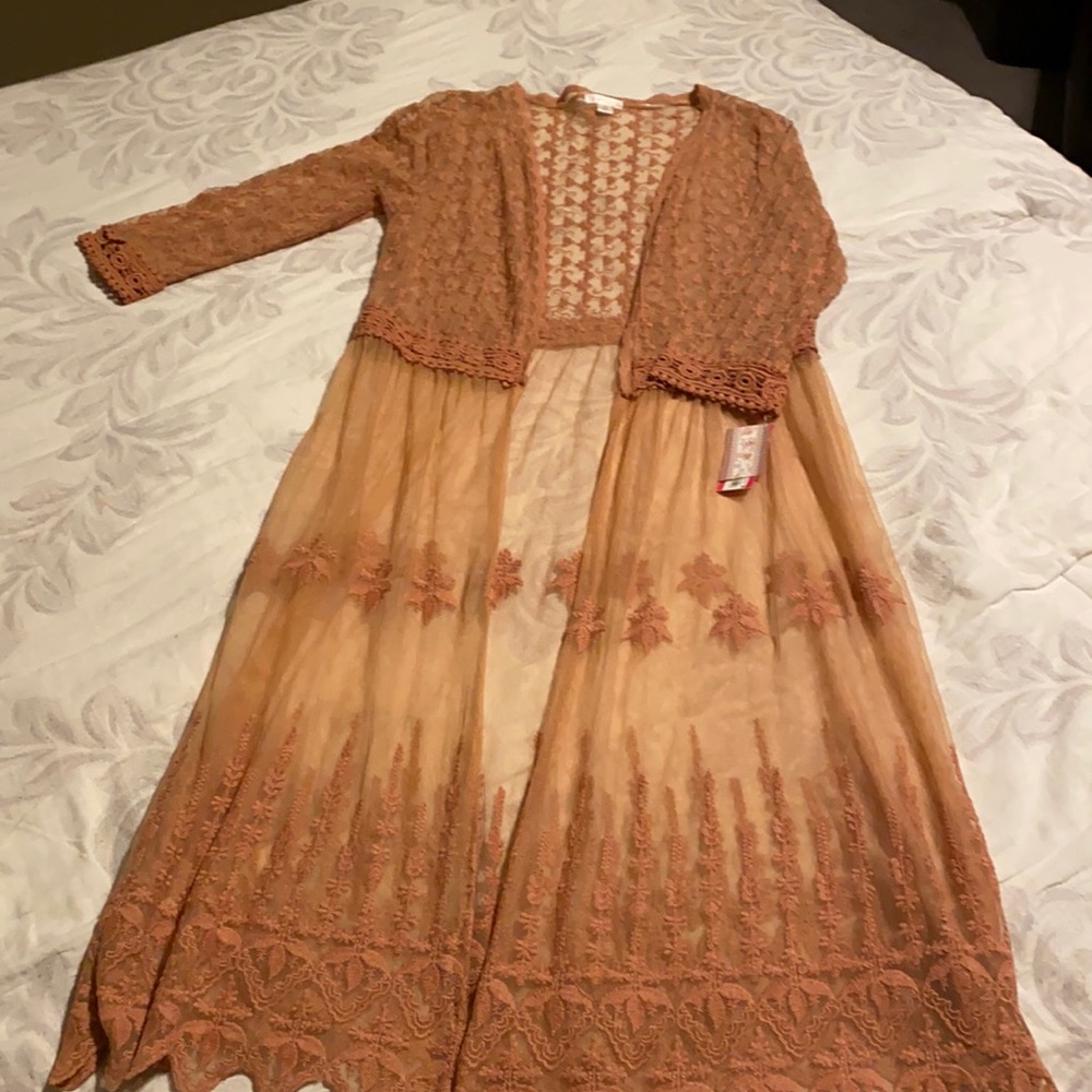 Lace duster